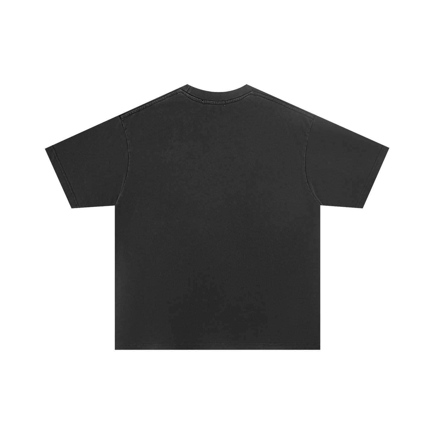 Heart Embroidery Oversized Cotton T-Shirt D10011813 — view 3