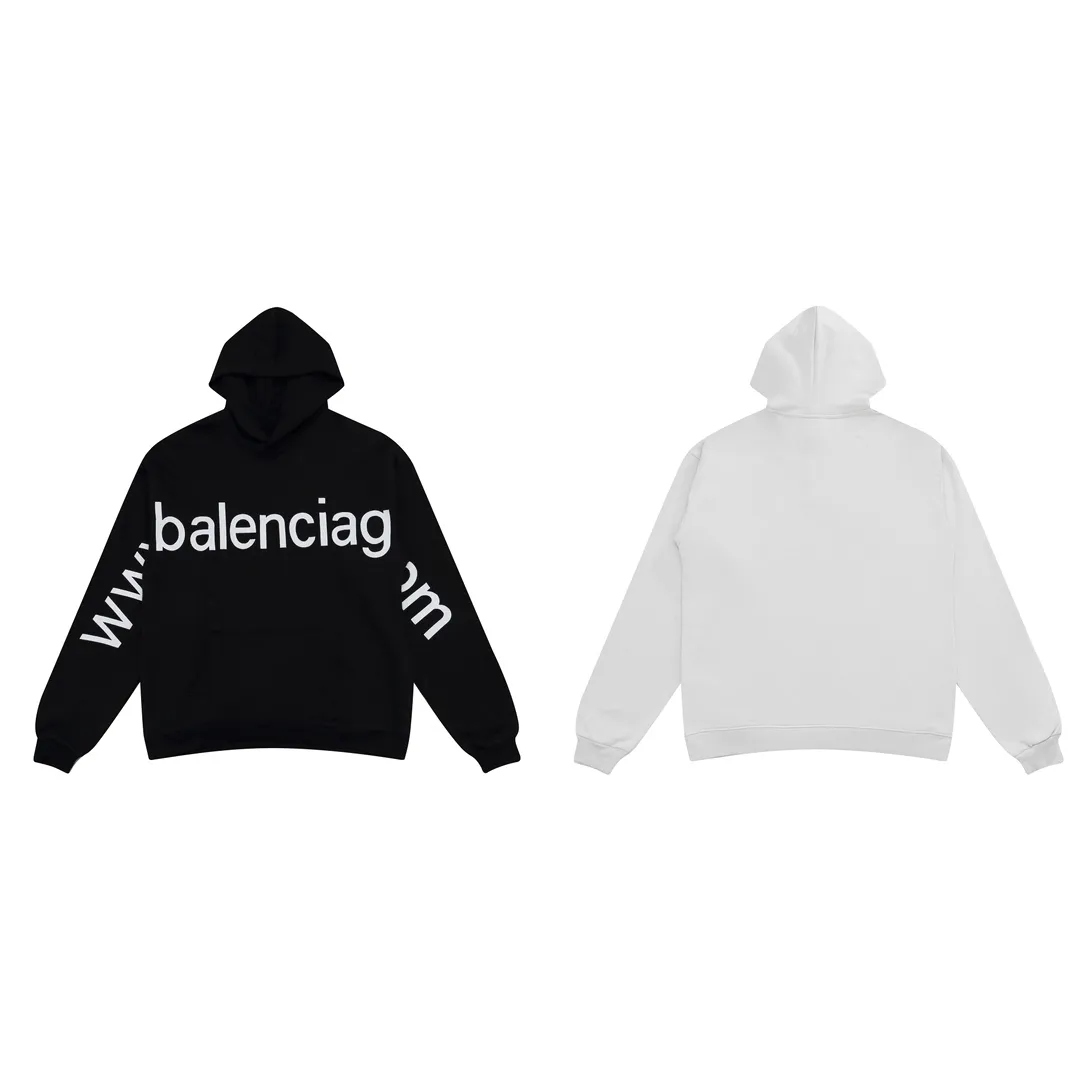 Logo Embroidery Oversized Cotton Hoodie D21920099