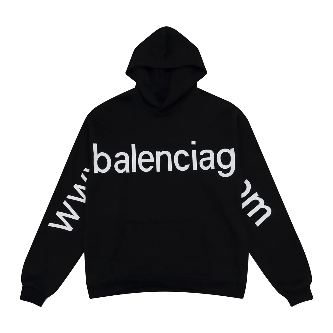 Logo Embroidery Oversized Cotton Hoodie D21920099 — view 2