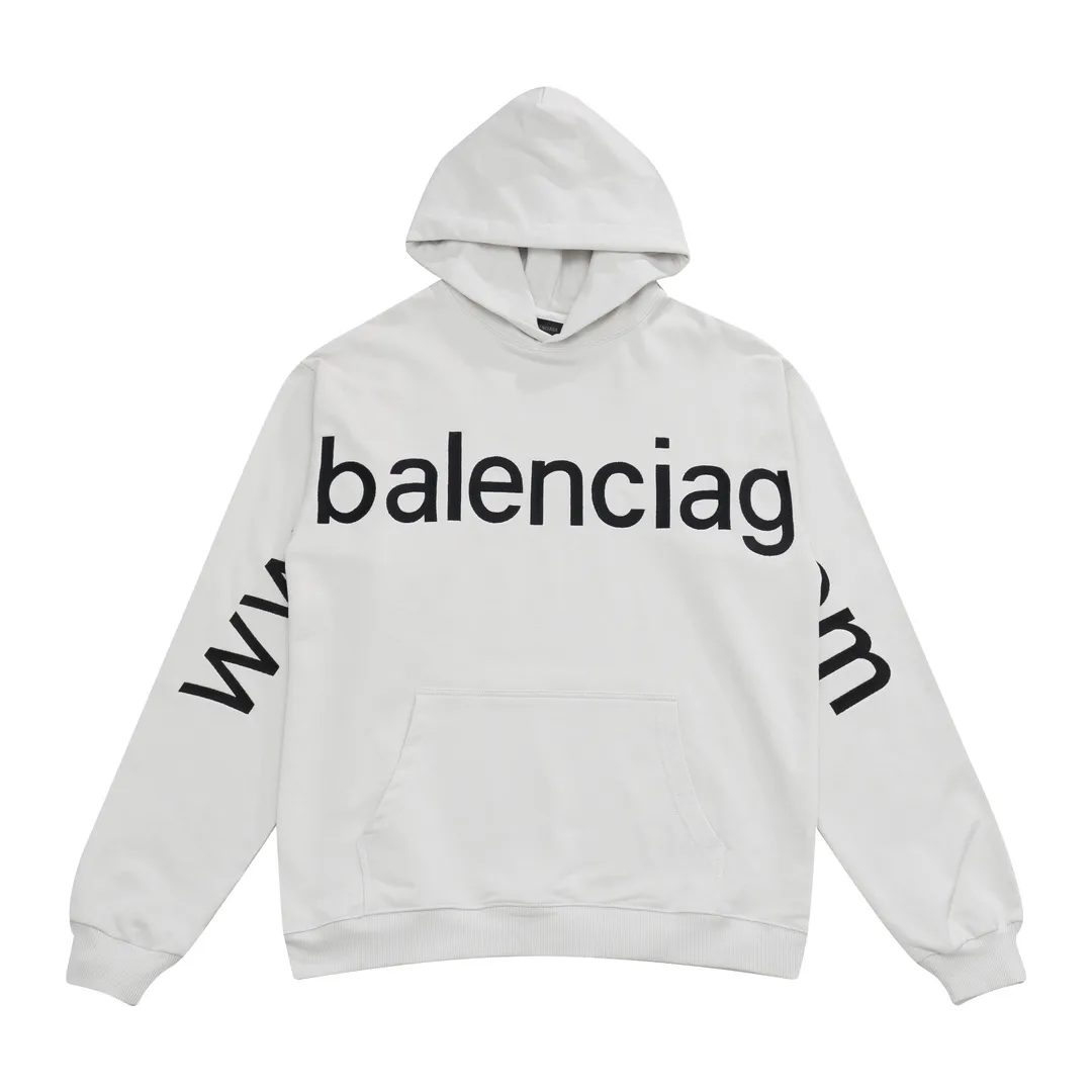 Logo Embroidery Oversized Cotton Hoodie D21920099 — view 3