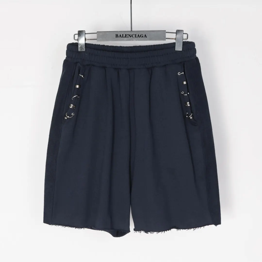 Pierced Hardware Cotton-Jersey Shorts D19513249