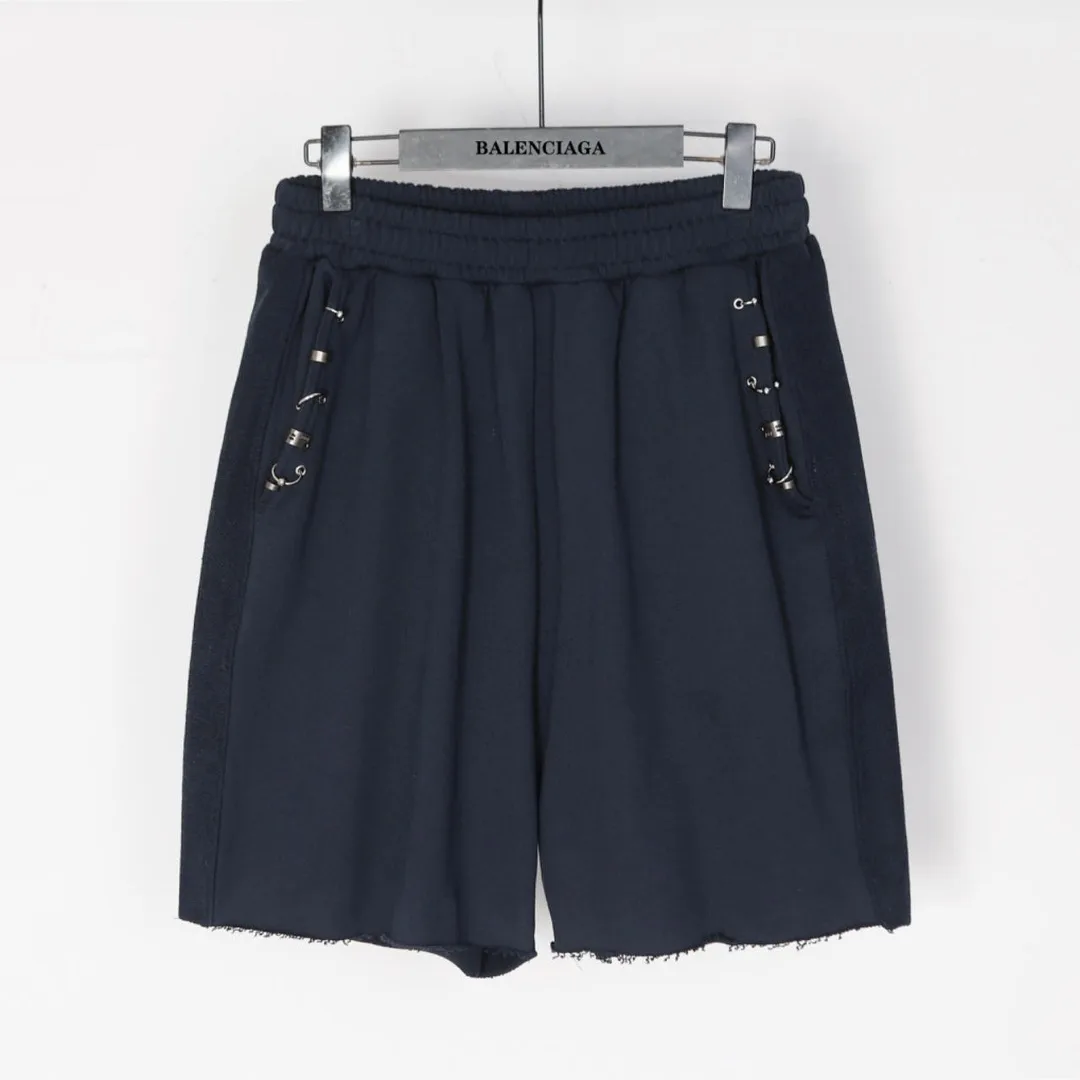 Pierced Hardware Cotton-Jersey Shorts D19513249