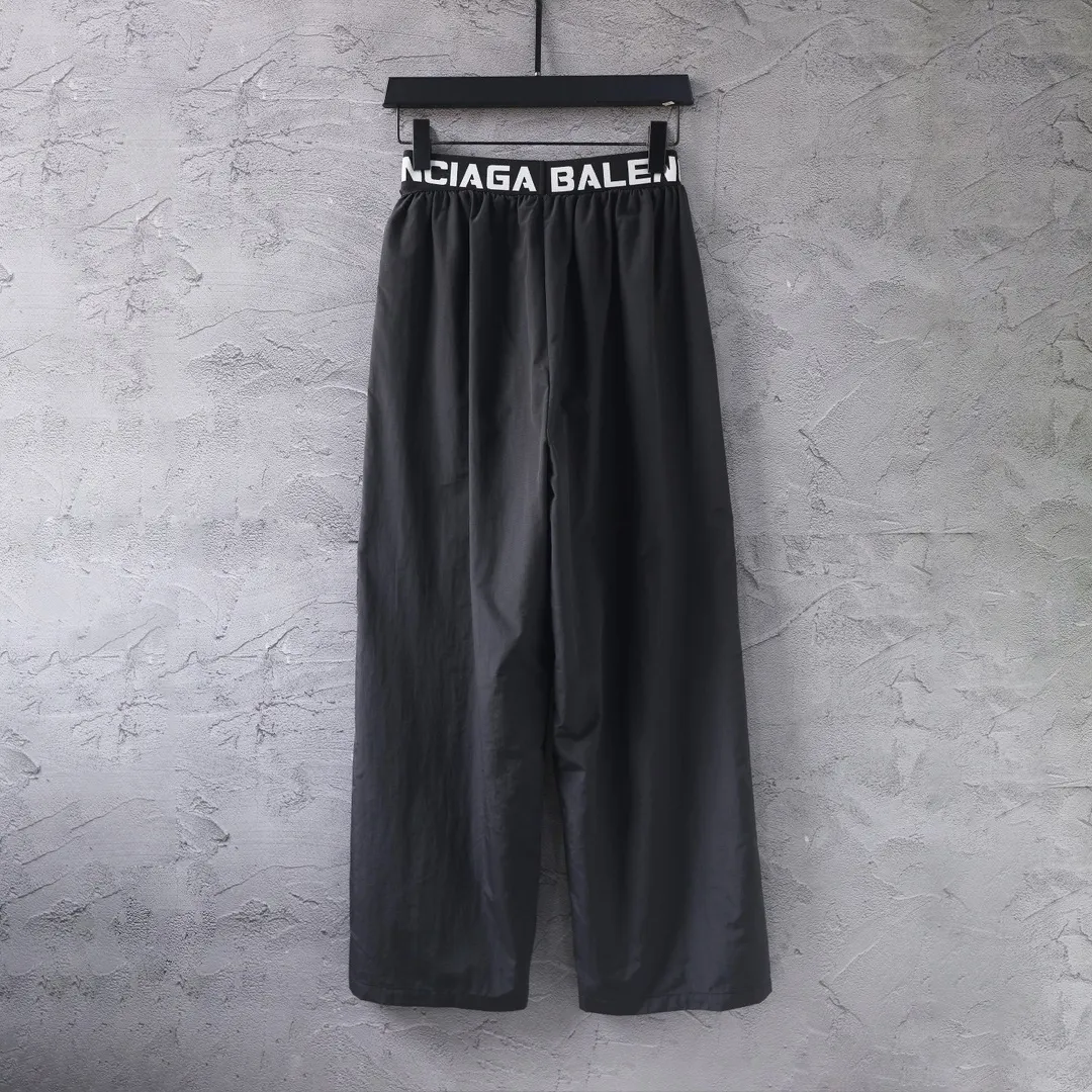 Logo-Print Wide-Leg Shell Track Pants D29912979 — view 2