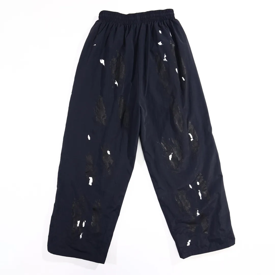 Distressed Mud-Effect Track Pants D27912970 — view 2