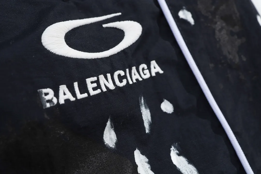 Distressed Mud-Effect Track Pants D27912970 — view 3
