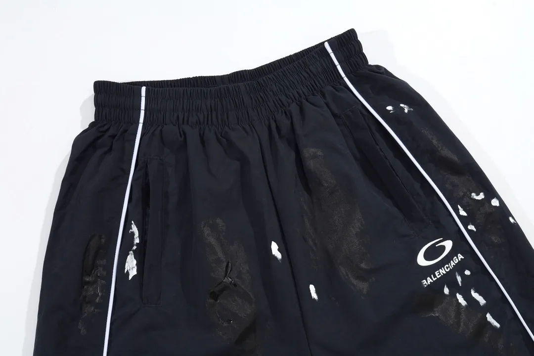 Distressed Mud-Effect Track Pants D27912970 — view 7