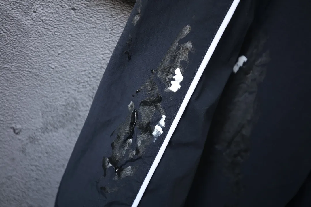 Distressed Mud-Effect Shell Track Pants D27912969 — view 3