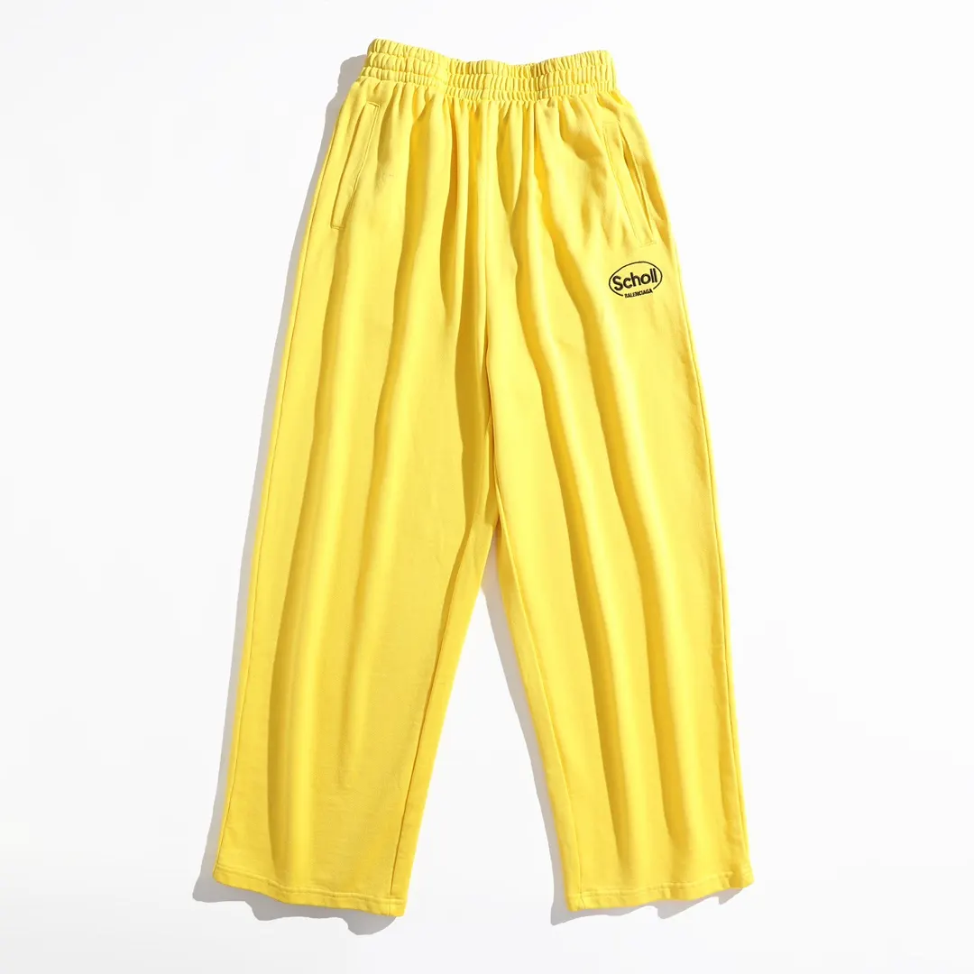 Balenciaga x Scholl Embroidered Wide-Leg Sweatpants D25912948
