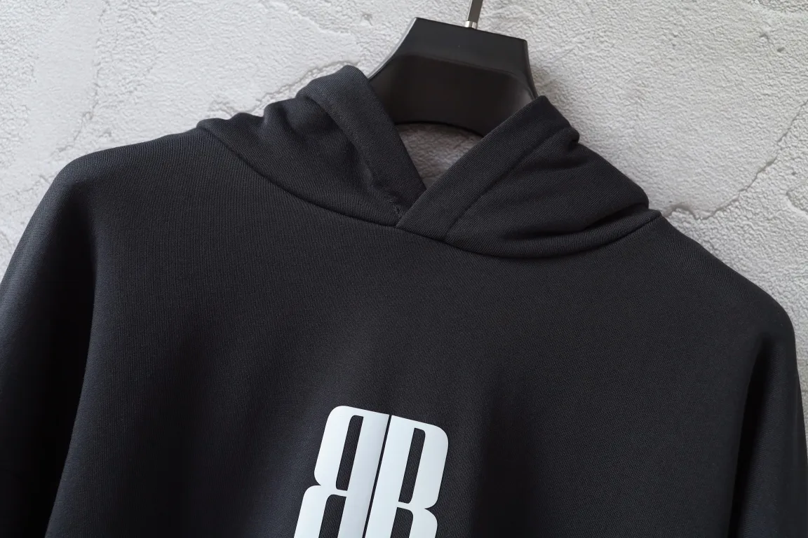 Logo Print Oversized Cotton-Blend Hoodie D24922635 — view 3
