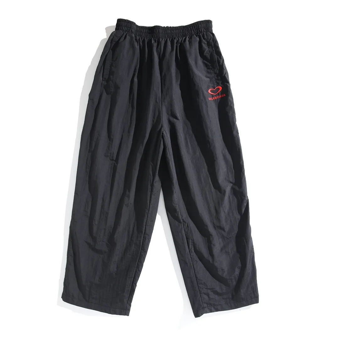 Heart Embroidered Shell Track Pants D25912944