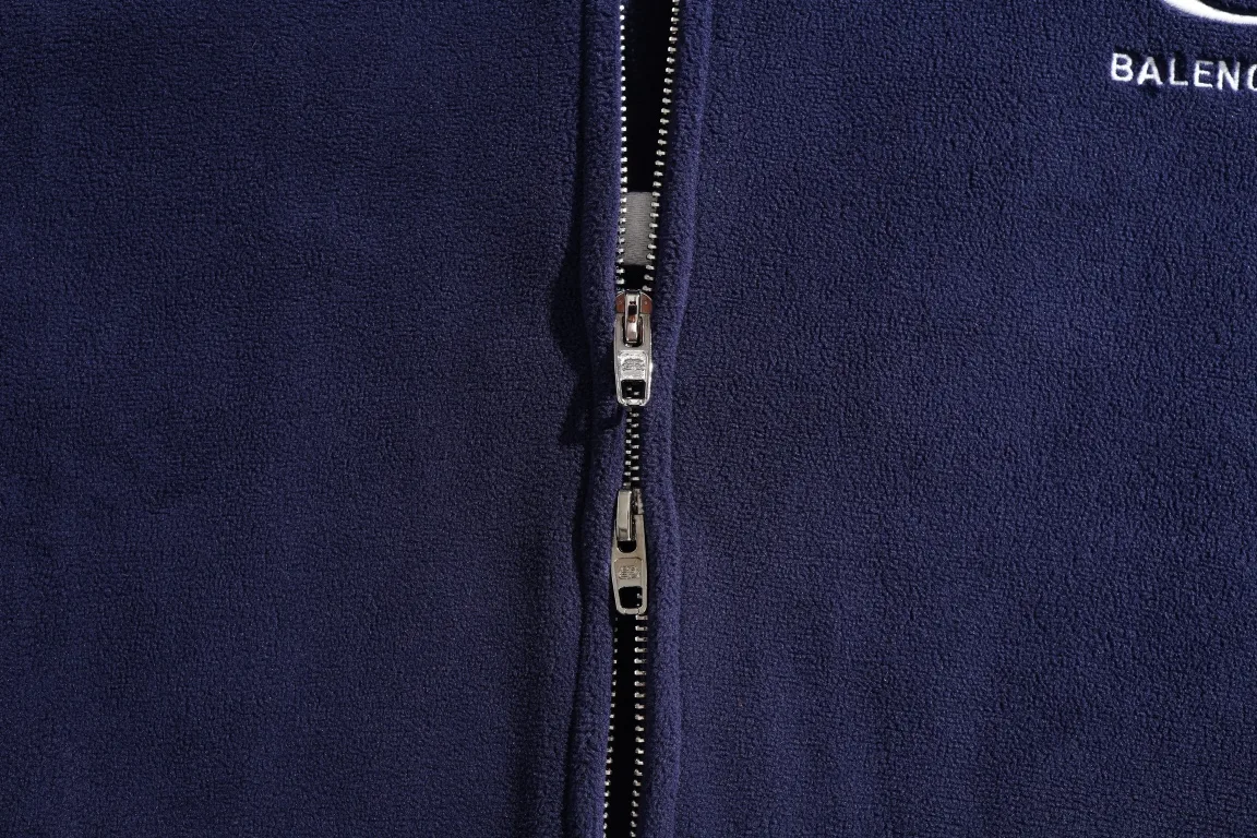 Embroidered Fleece Zip-Up Track Jacket D30920083 — view 15