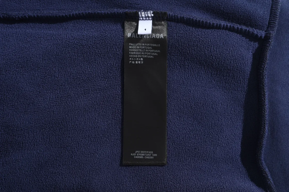 Embroidered Fleece Zip-Up Track Jacket D30920083 — view 17