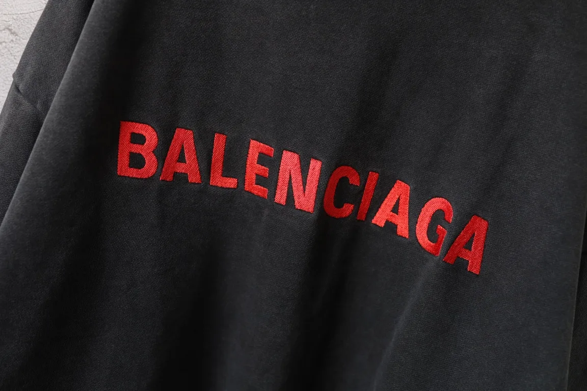 Logo Embroidered Washed Cotton Hoodie D30922637 — view 4