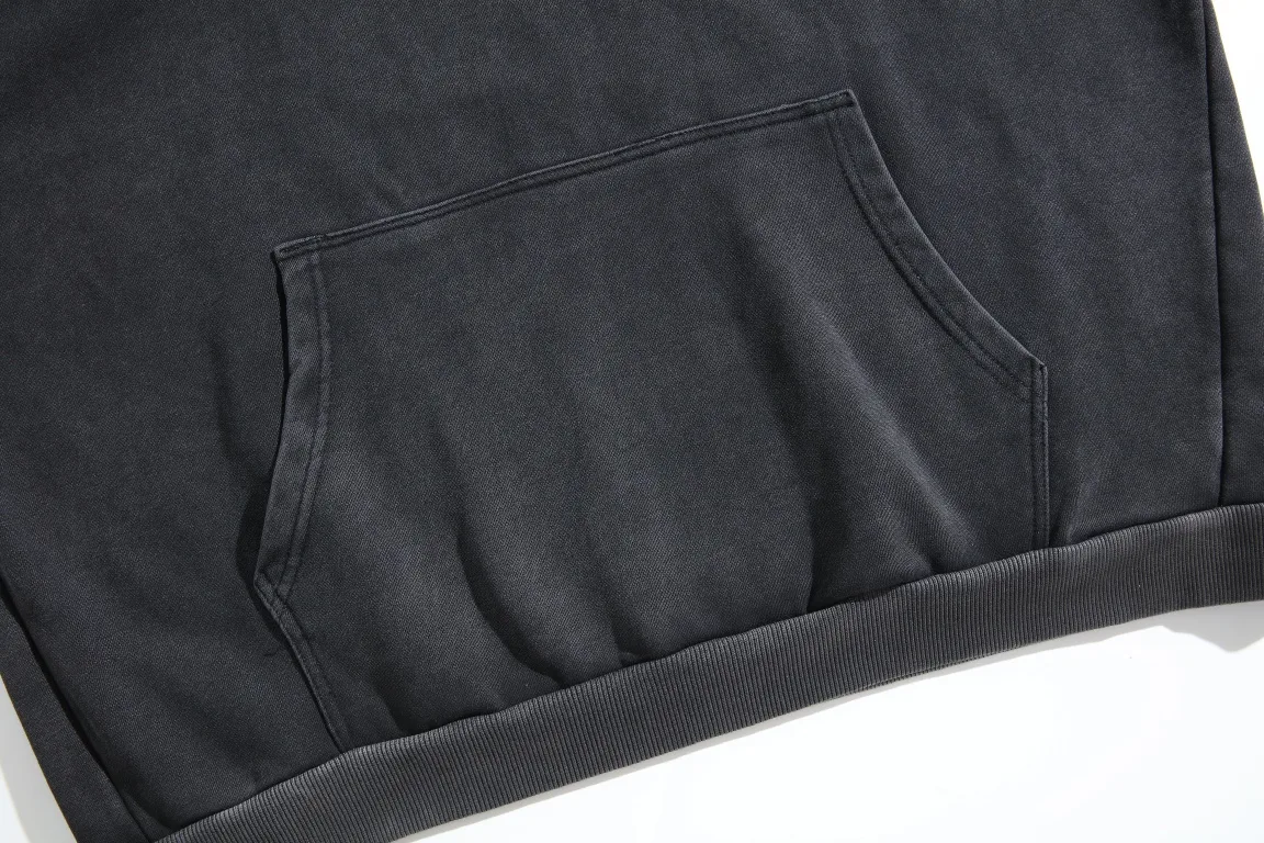 Logo Embroidered Washed Cotton Hoodie D30922637 — view 16