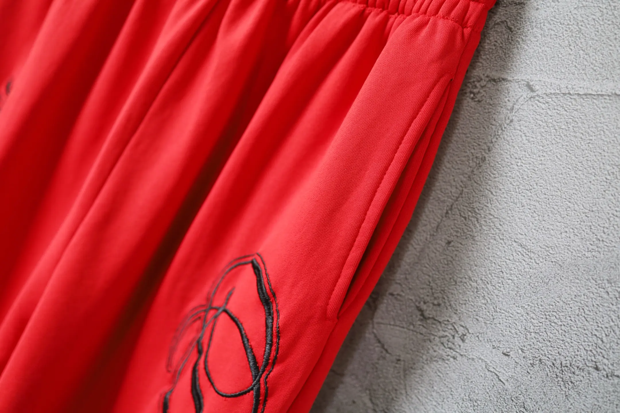 Logo Embroidered Wide-Leg Sweatpants D25522611 — view 6