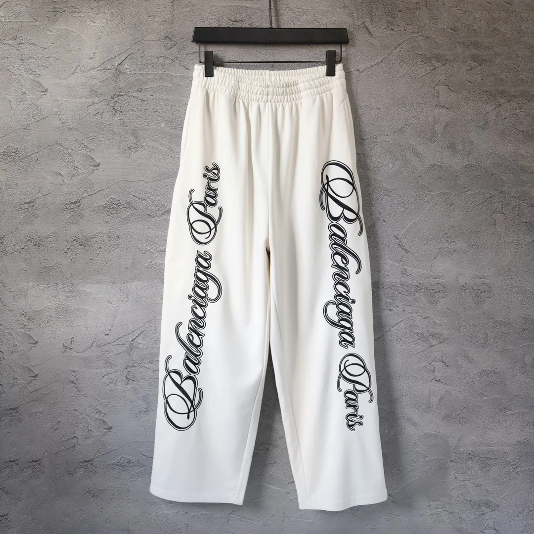 Logo Embroidered Wide-Leg Sweatpants D25522611 — view 19