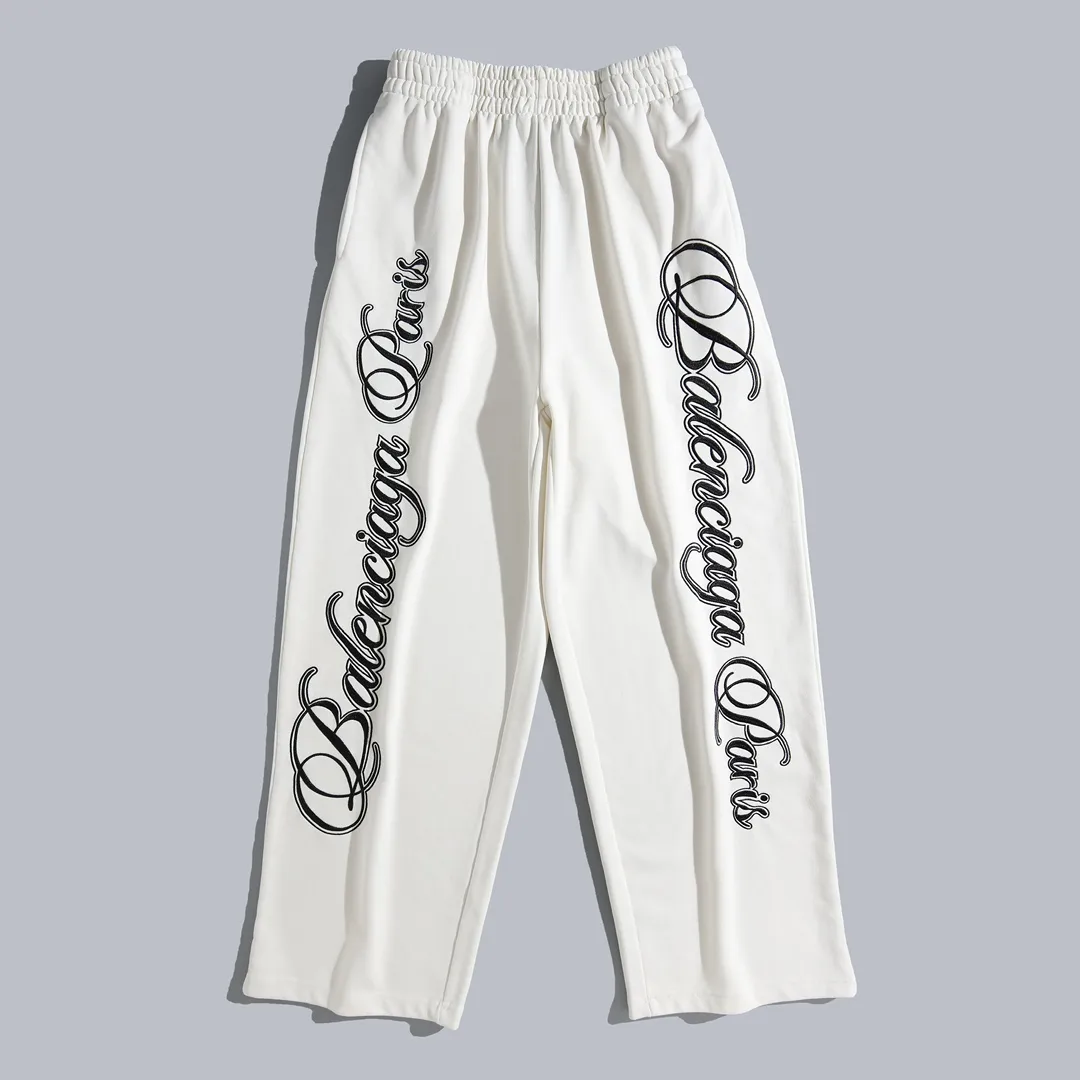 Logo Embroidered Wide-Leg Sweatpants D25522611 — view 28