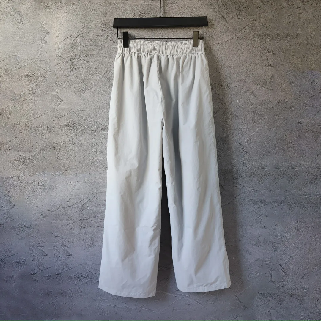 Embroidered Wide-Leg Track Pants D28512925 — view 2