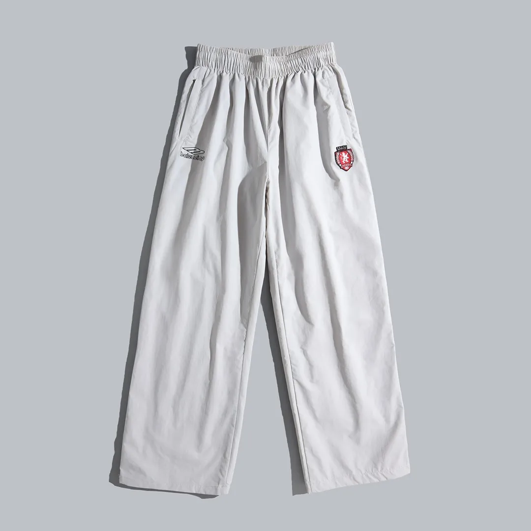 Embroidered Wide-Leg Track Pants D28512926