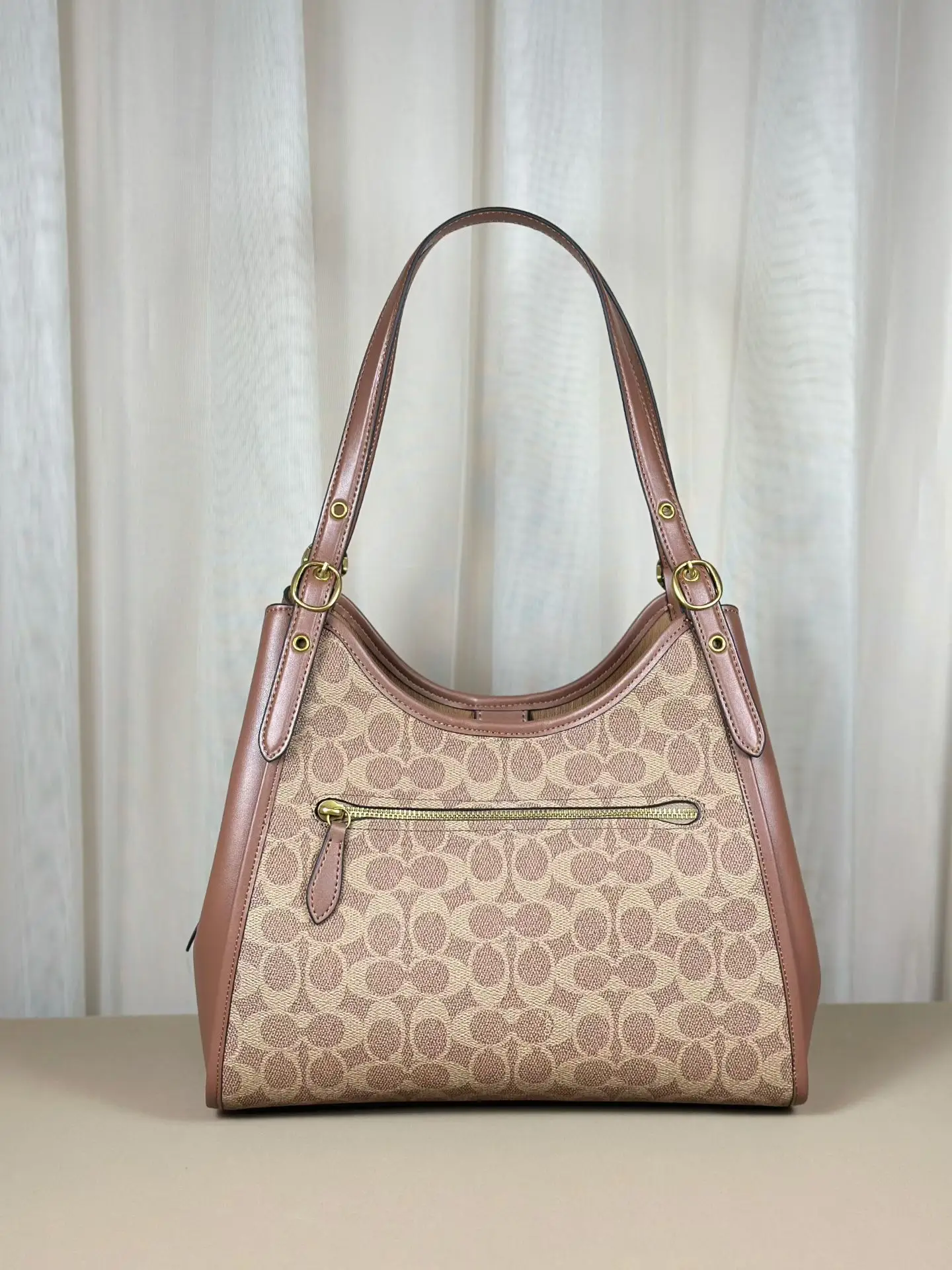 Erin Signature Canvas Shoulder Bag D39018242 — view 3