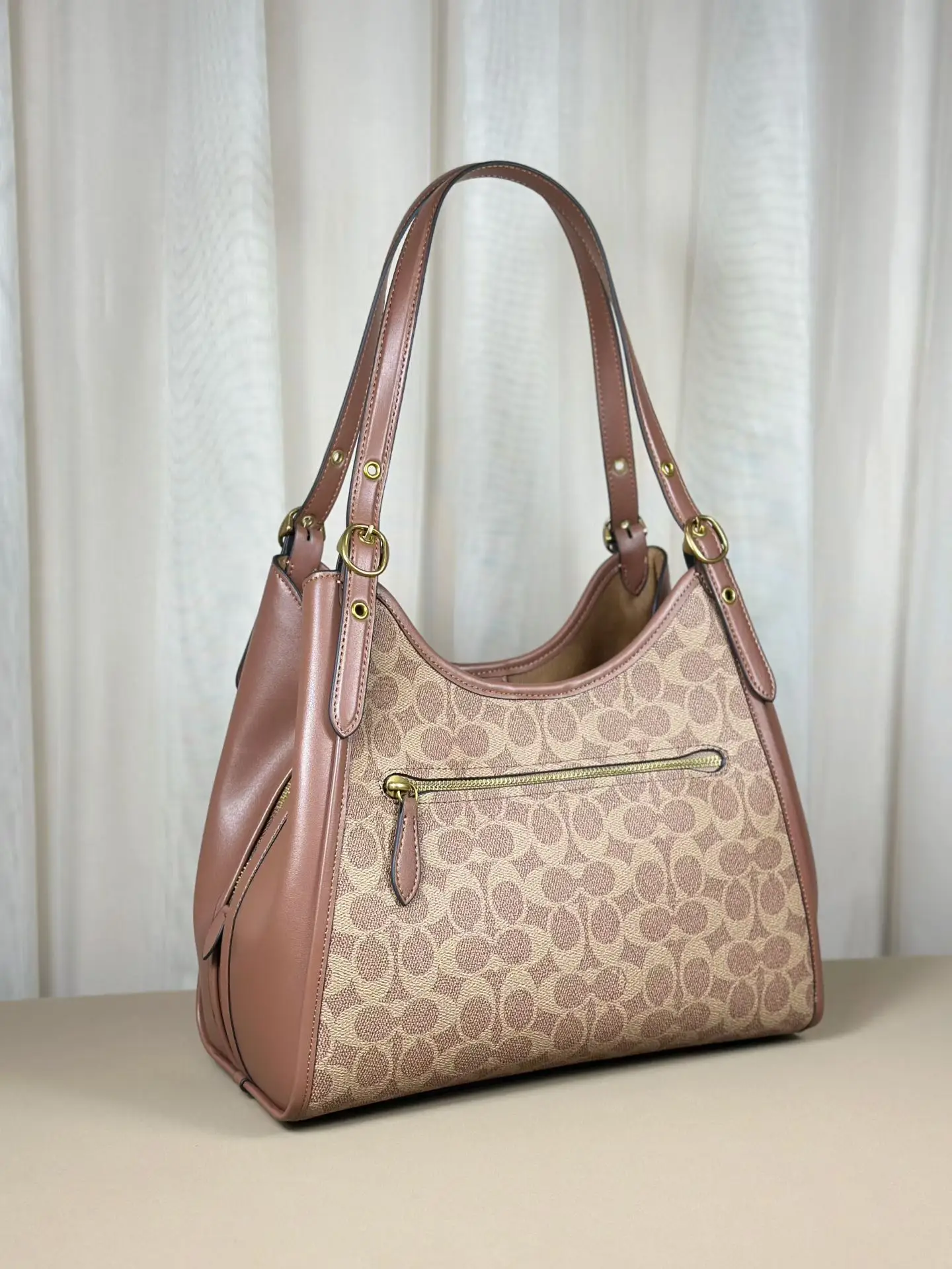 Erin Signature Canvas Shoulder Bag D39018242 — view 4