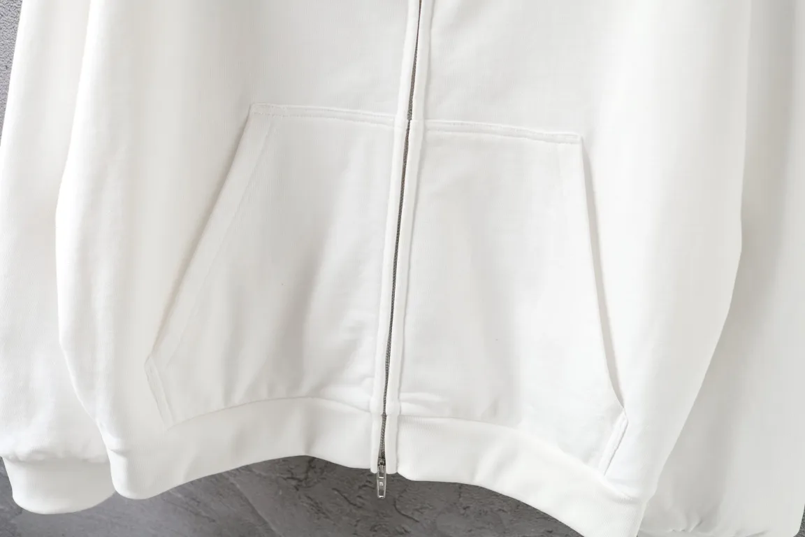 Logo Embroidered Zip-Up Hoodie D23922622 — view 7