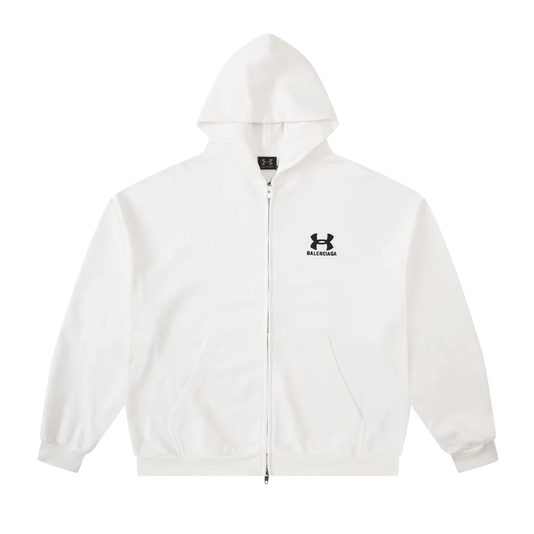 Logo Embroidered Zip-Up Hoodie D23922622 — view 10