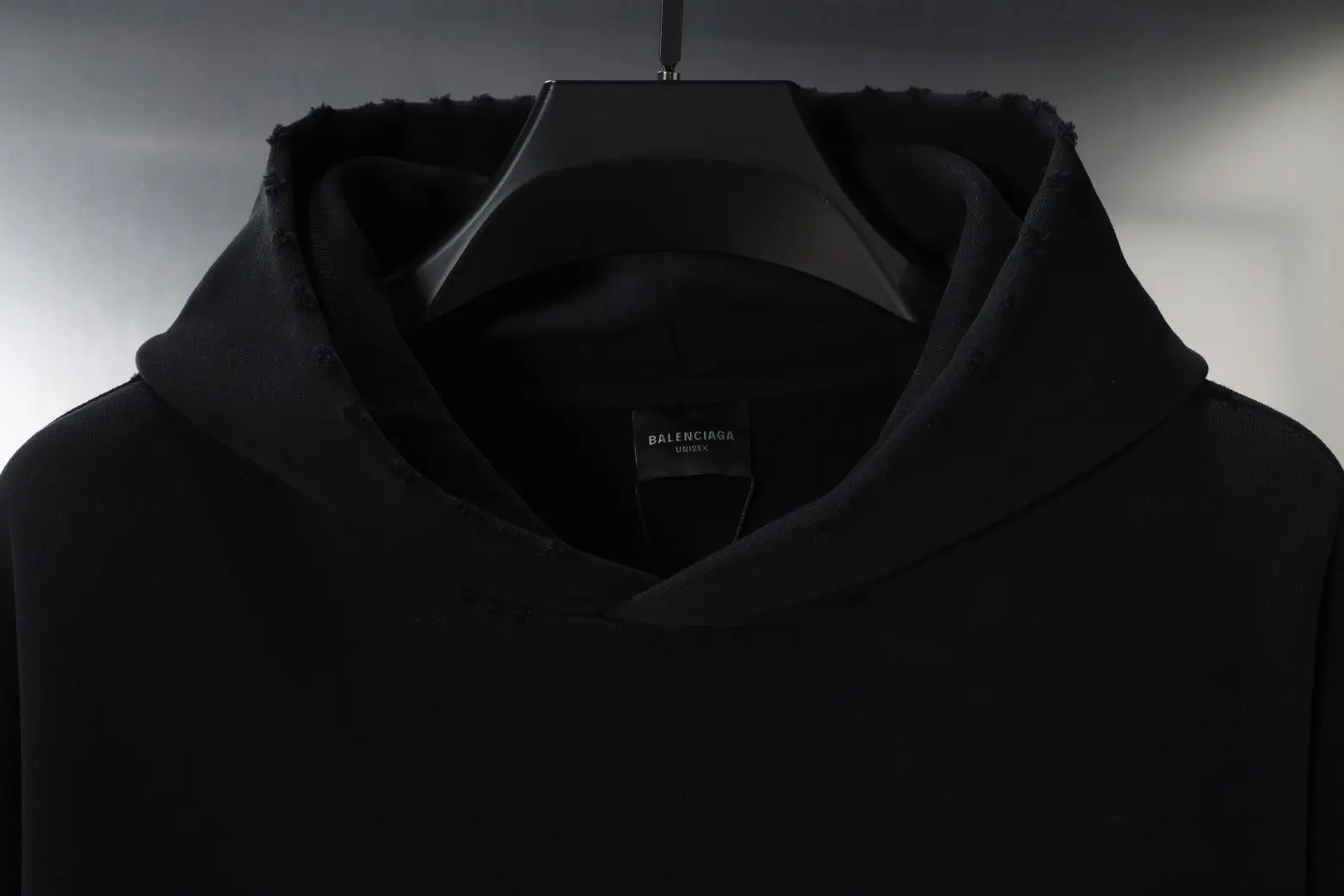 Distressed Logo Print Oversized Hoodie D23520086 — view 7