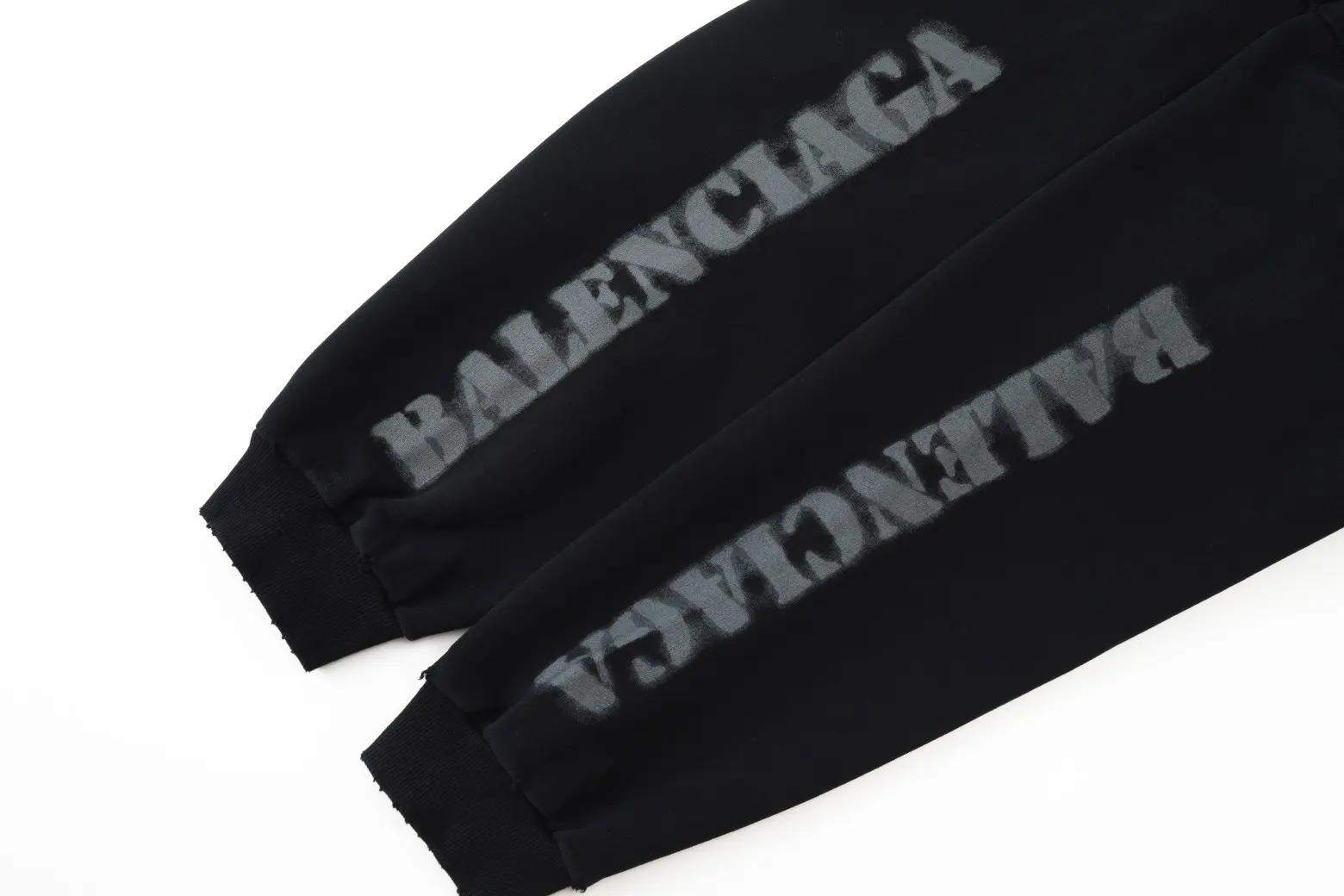 Distressed Logo Print Oversized Hoodie D23520086 — view 13