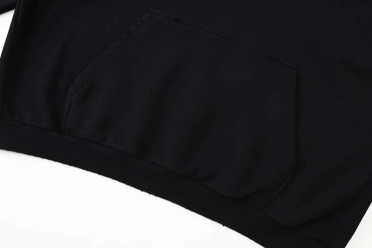 Distressed Logo Print Oversized Hoodie D23520086 — view 15
