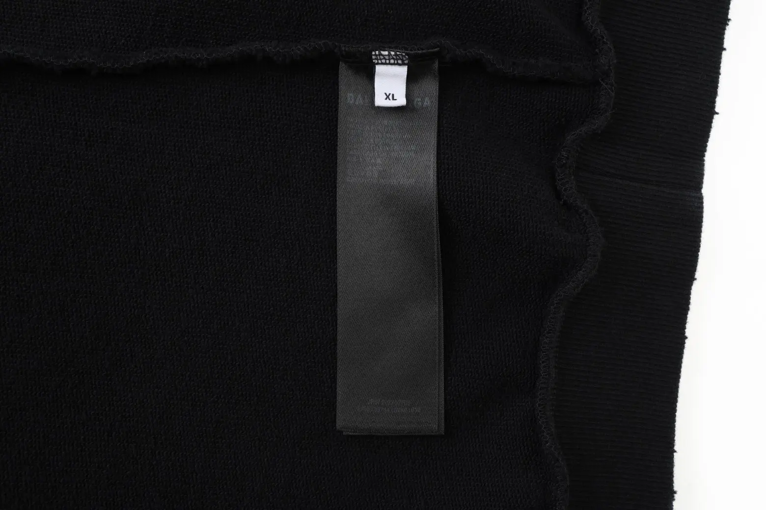 Distressed Logo Print Oversized Hoodie D23520086 — view 17