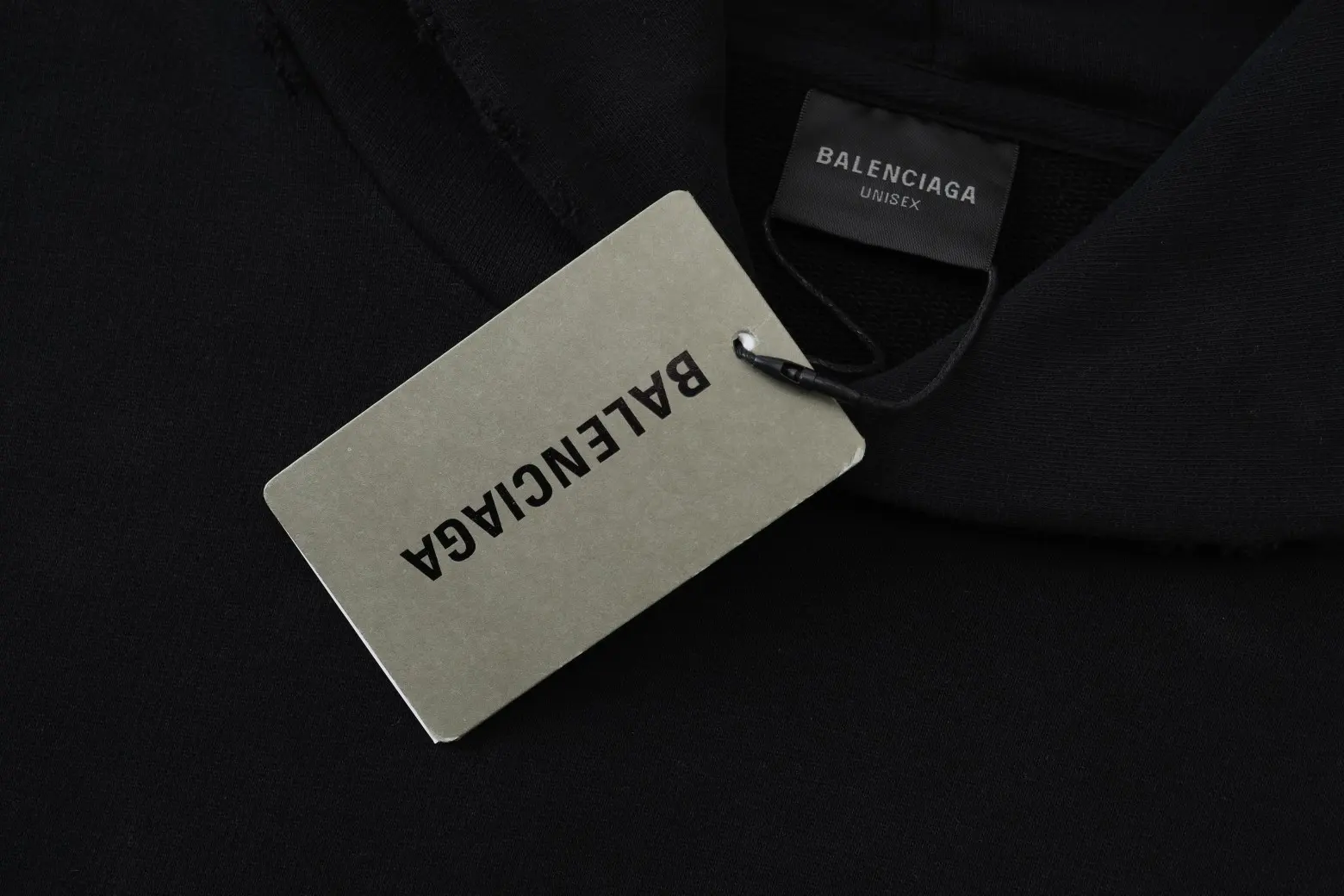 Distressed Logo Print Oversized Hoodie D23520086 — view 18