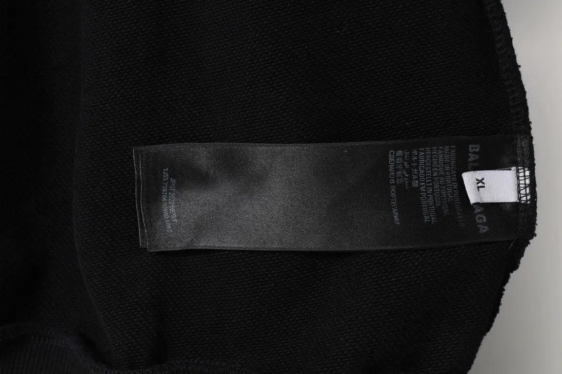 Distressed Logo Print Oversized Hoodie D26920098 — view 8