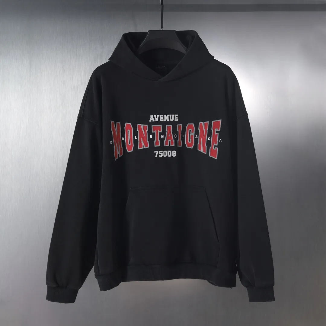Avenue Montaigne Embroidered Logo Hoodie D26522624