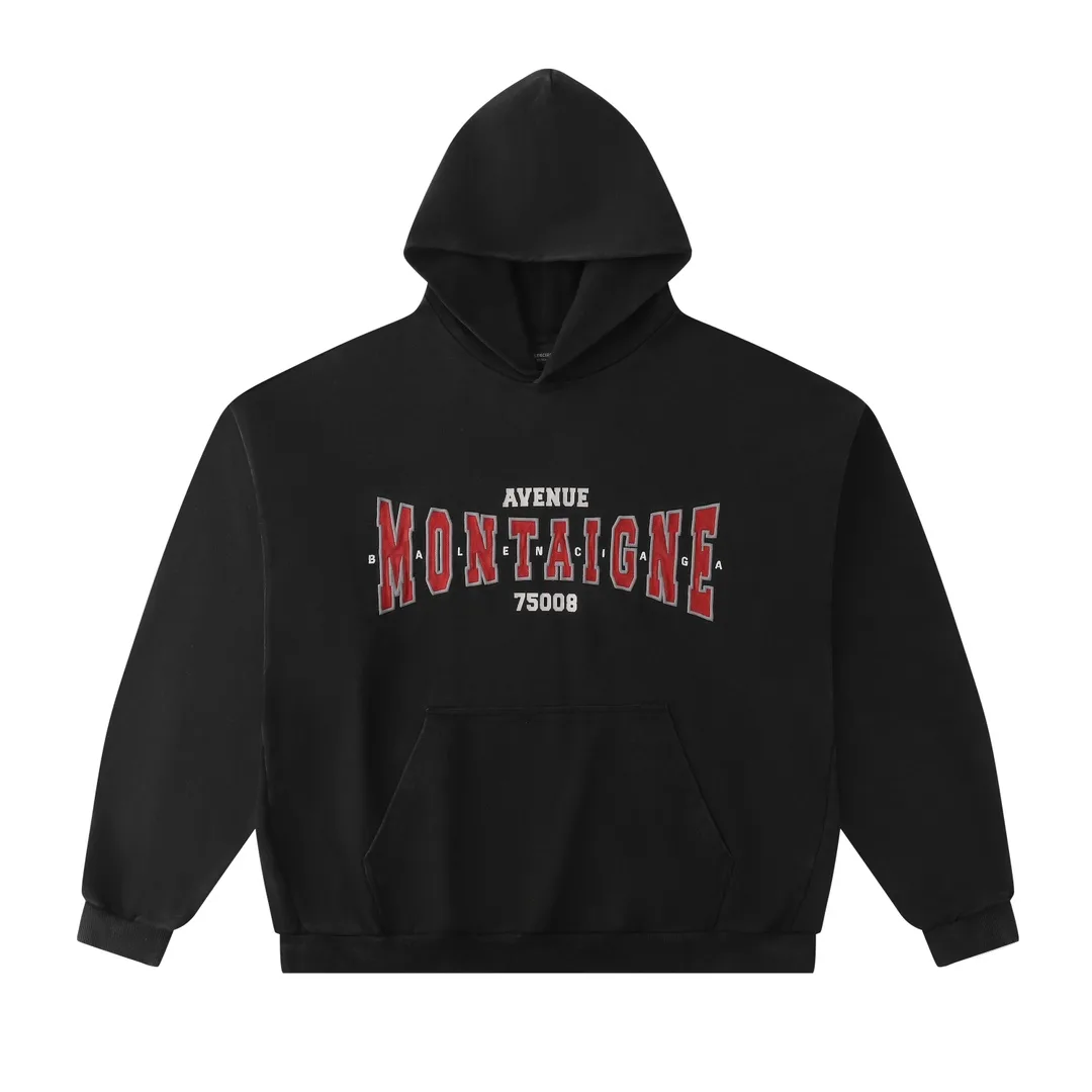 Avenue Montaigne Embroidered Logo Hoodie D26522624 — view 10