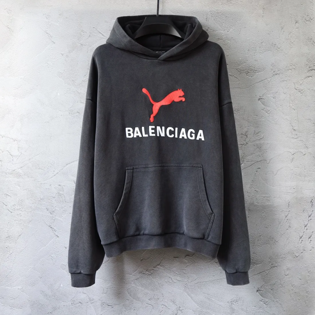 Balenciaga x Puma Embroidered Washed Hoodie D25922630