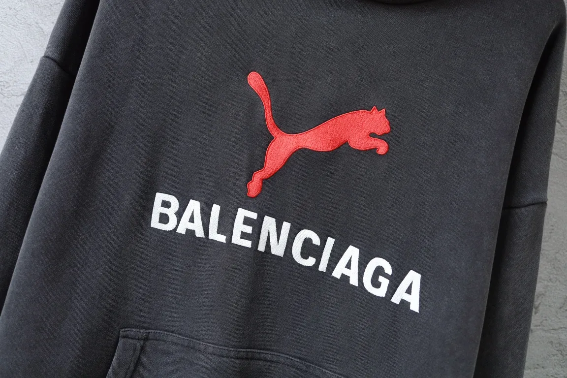 Balenciaga x Puma Embroidered Washed Hoodie D25922630 — view 3
