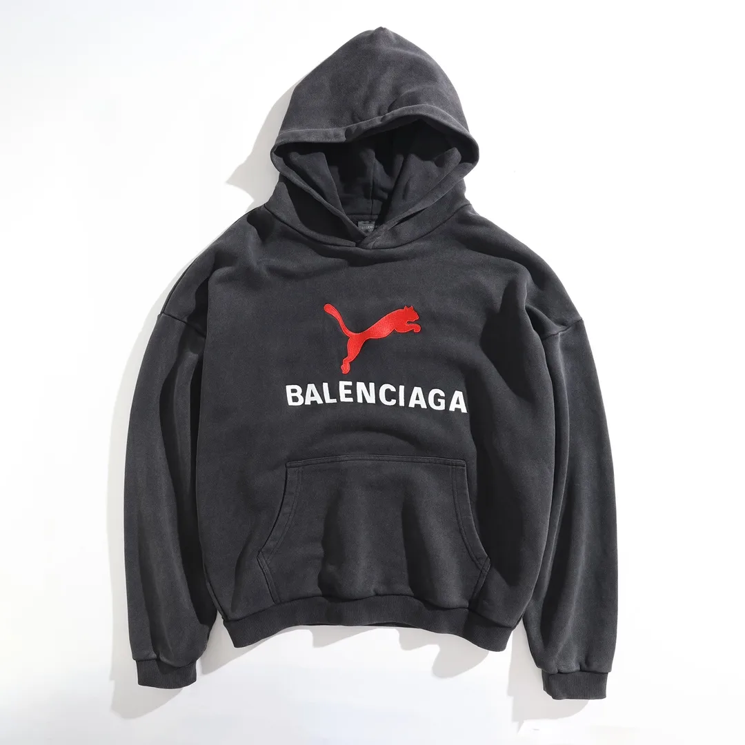 Balenciaga x Puma Embroidered Washed Hoodie D25922630 — view 10