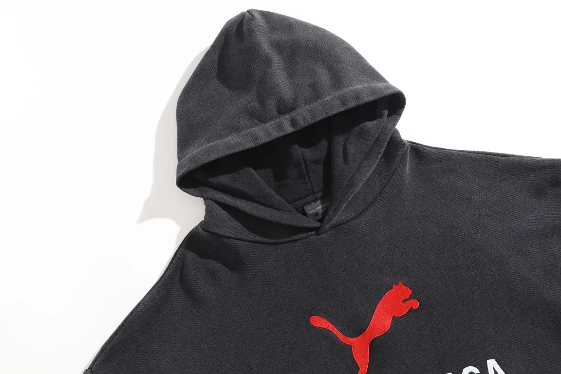 Balenciaga x Puma Embroidered Washed Hoodie D25922630 — view 12