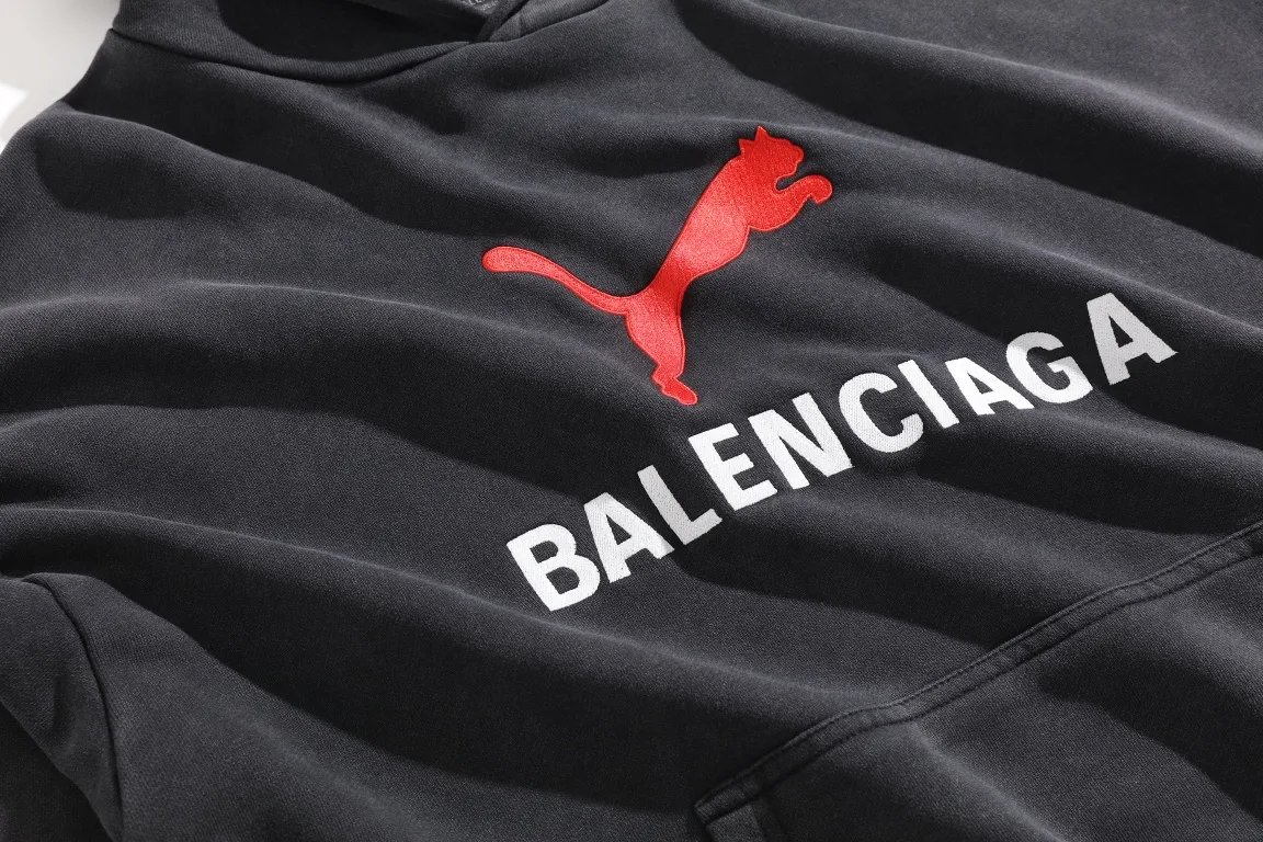Balenciaga x Puma Embroidered Washed Hoodie D25922630 — view 13