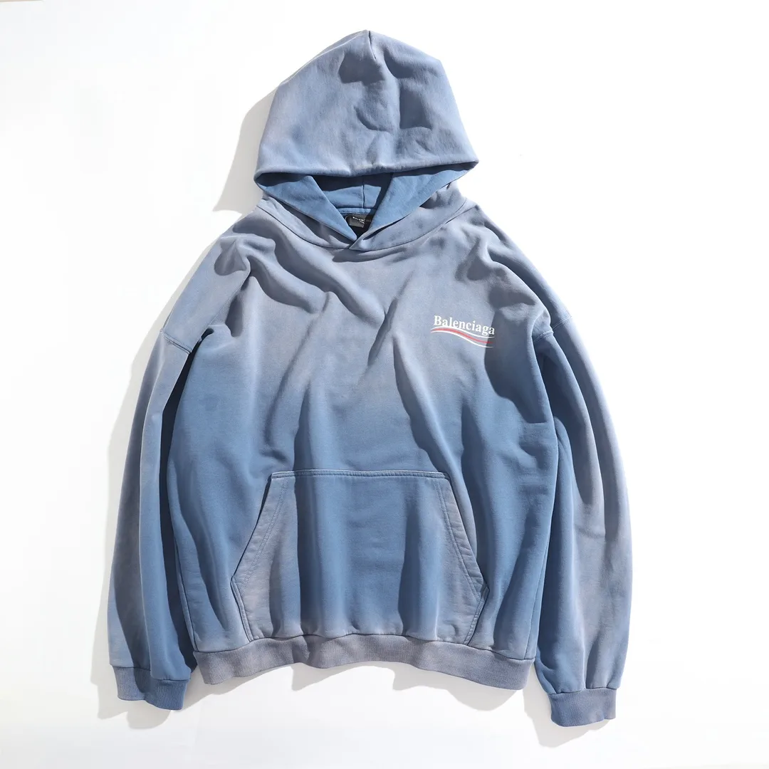 Political Campaign Logo Washed Hoodie D29920101