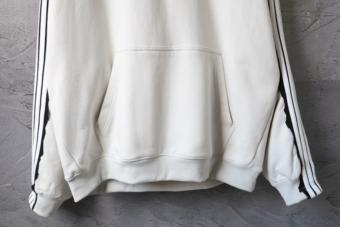 Unity Logo Embroidered Striped Hoodie D29922626 — view 6