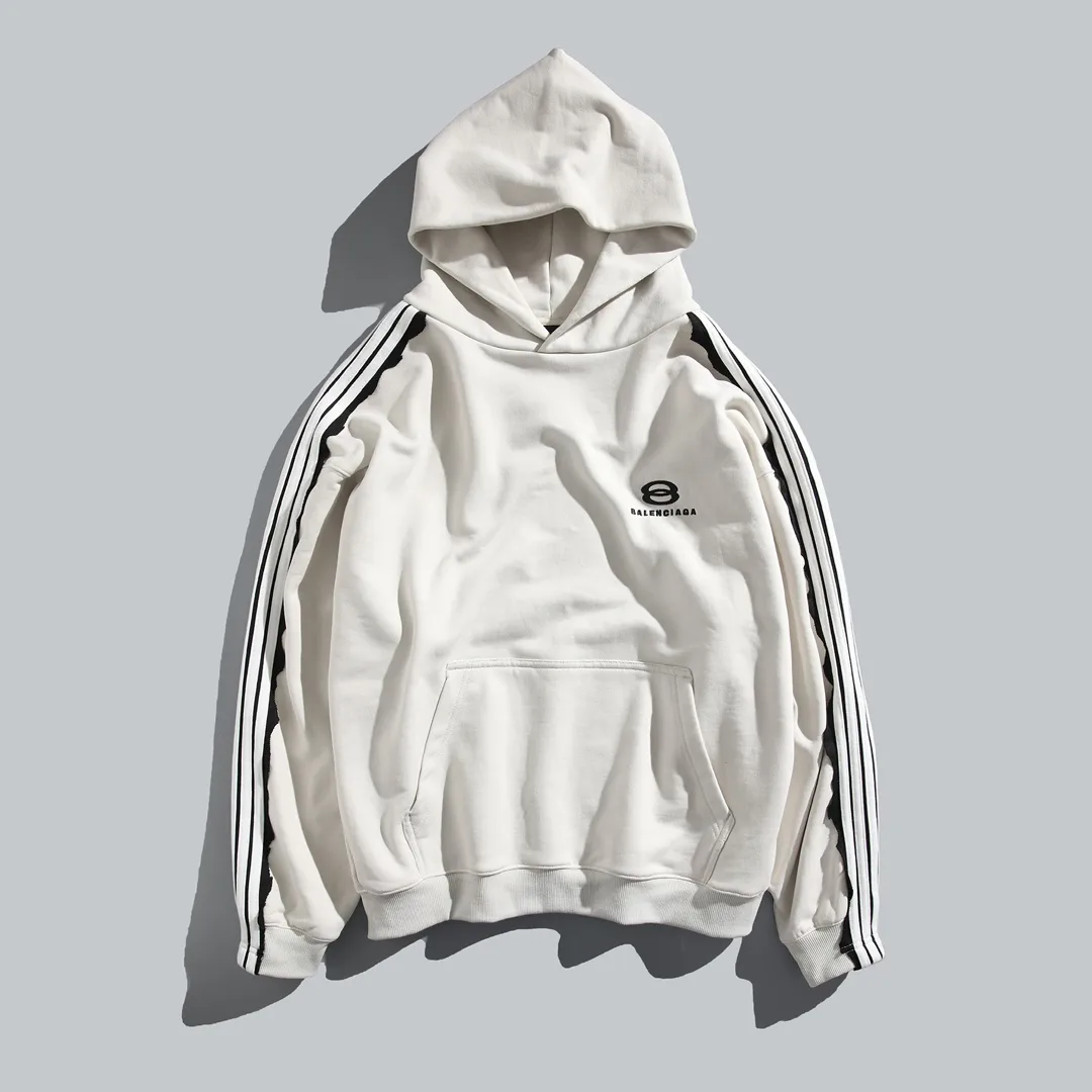 Unity Logo Embroidered Striped Hoodie D29922626 — view 10