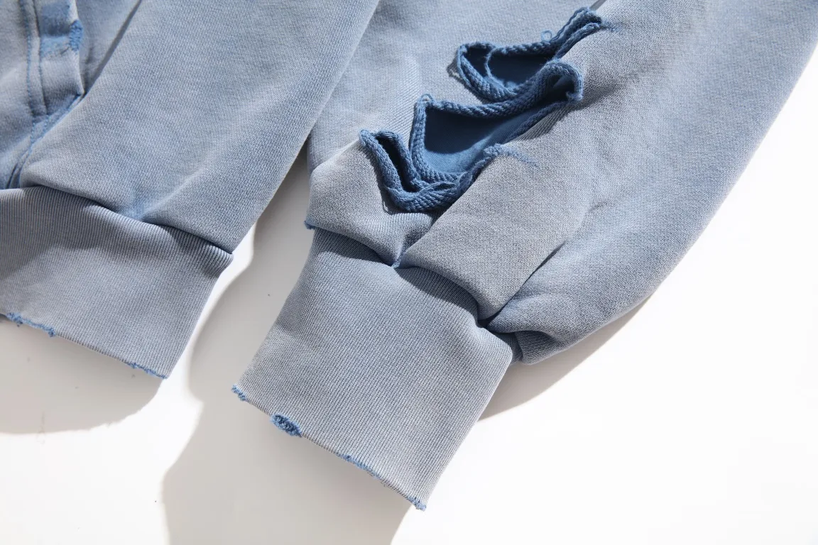 3B Logo Distressed Oversized Hoodie D32920092 — view 7