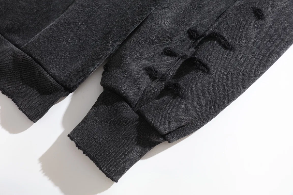 3B Sports Icon Distressed Oversized Hoodie D32920093 — view 7