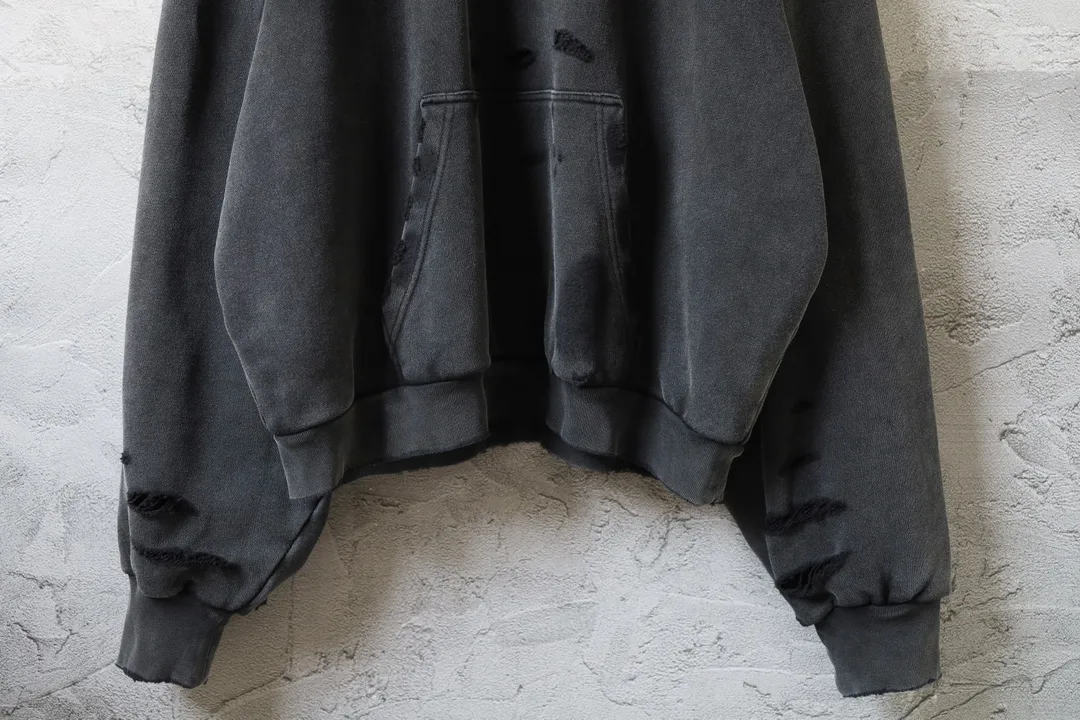 3B Sports Icon Distressed Oversized Hoodie D32920093 — view 16