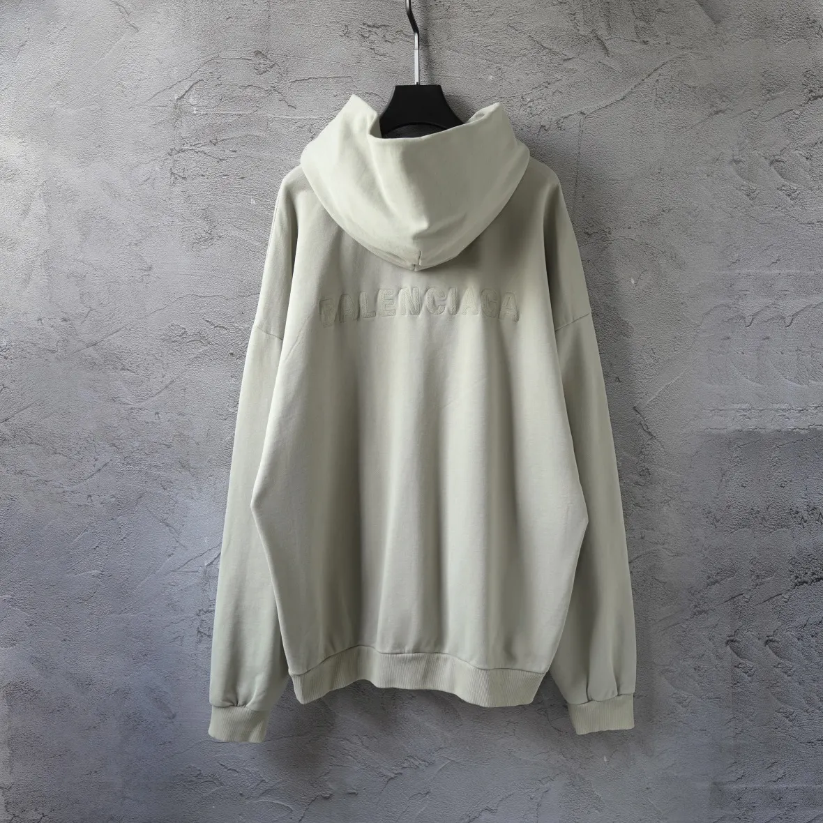 Embroidered Logo Oversized Cotton Hoodie D27922639 — view 2