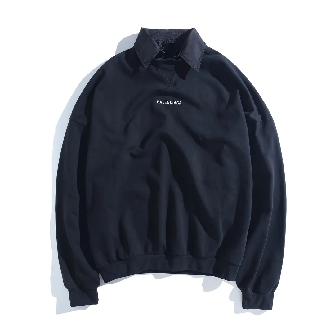 Logo Embroidered Layered-Collar Sweatshirt D27920089