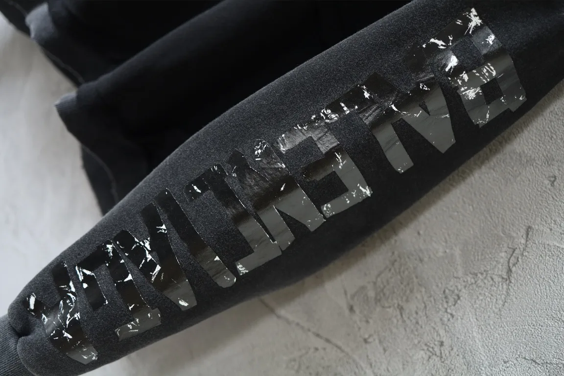 Distressed Graphic Print Oversized Hoodie D27920088 — view 6