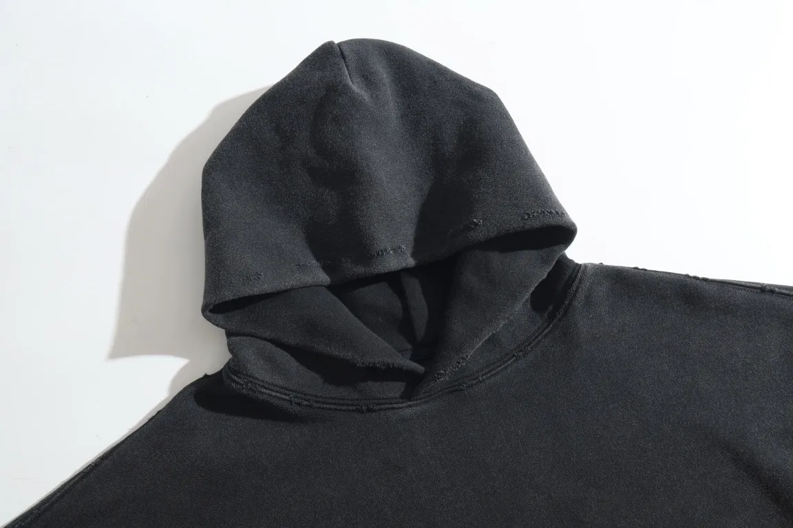 Distressed Graphic Print Oversized Hoodie D27920088 — view 16
